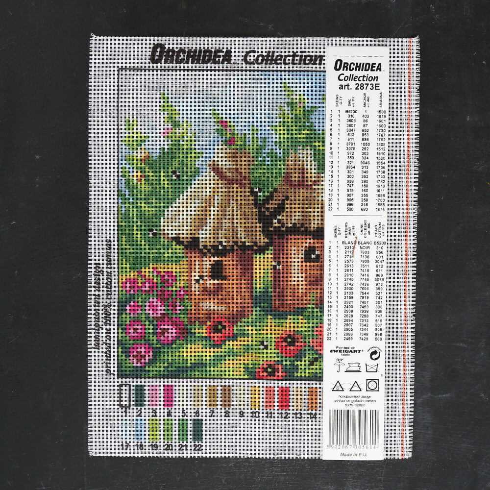 ORCHİDEA 18x24 cm Baskılı Goblen 2873E